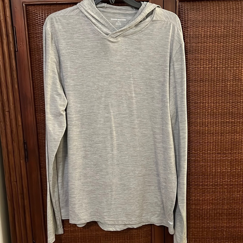 NWOT GRAY HOODIE•TAGLESS•UNISEX•SIZE LARGE•BRAND NEW